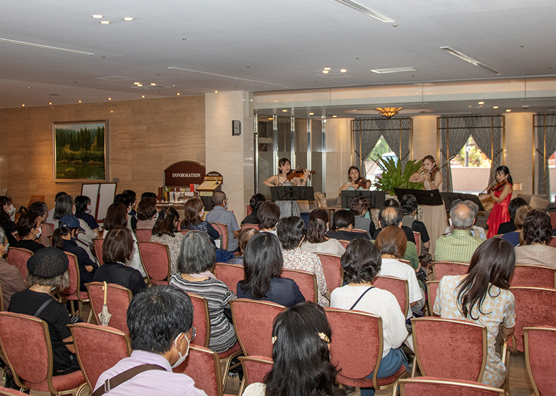 約2年ぶりに開催『SHIROYAMAロビーコンサート』