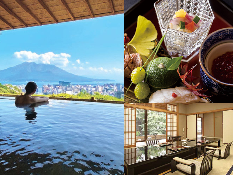 【期間限定/平日昼限定】日帰り温泉雅(みやび)プラン~さつま乃湯と割烹会席~